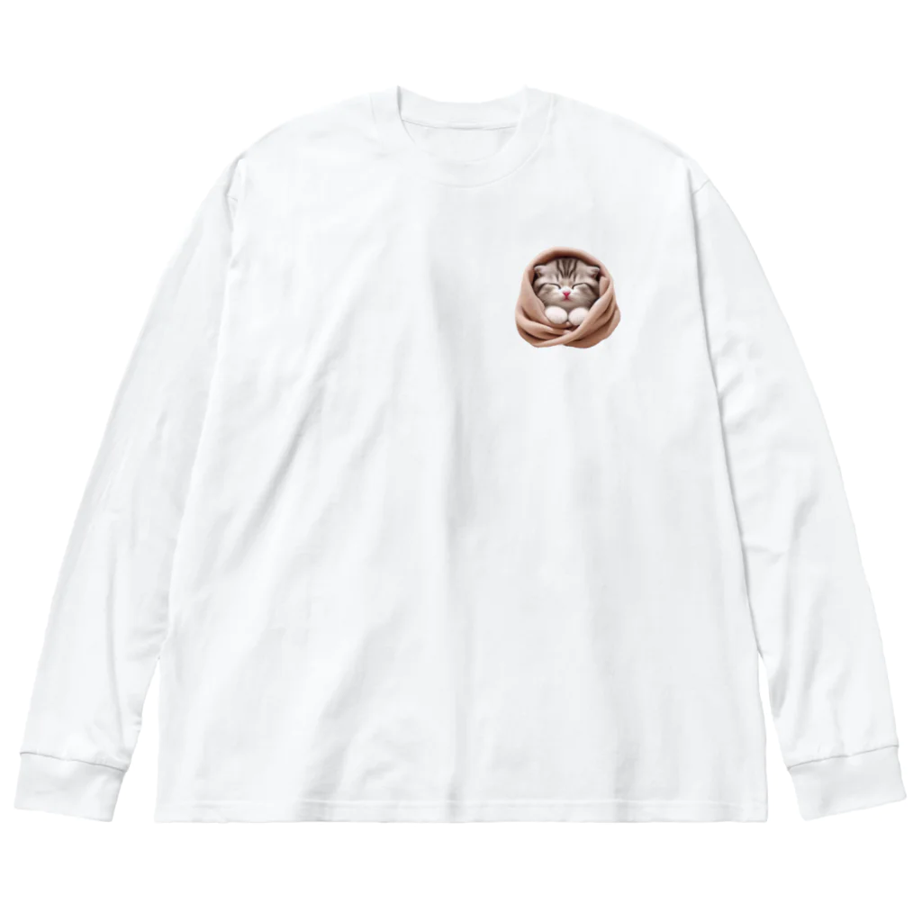 Neneko ❧  夢幻【むげん】の幸せな仔猫 Big Long Sleeve T-Shirt