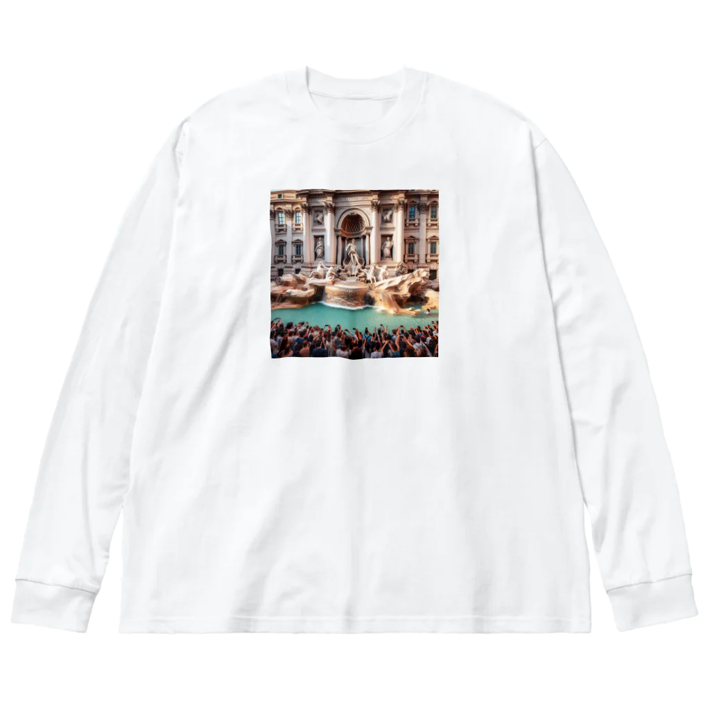 うりこみ屋のトレビの泉 Big Long Sleeve T-Shirt