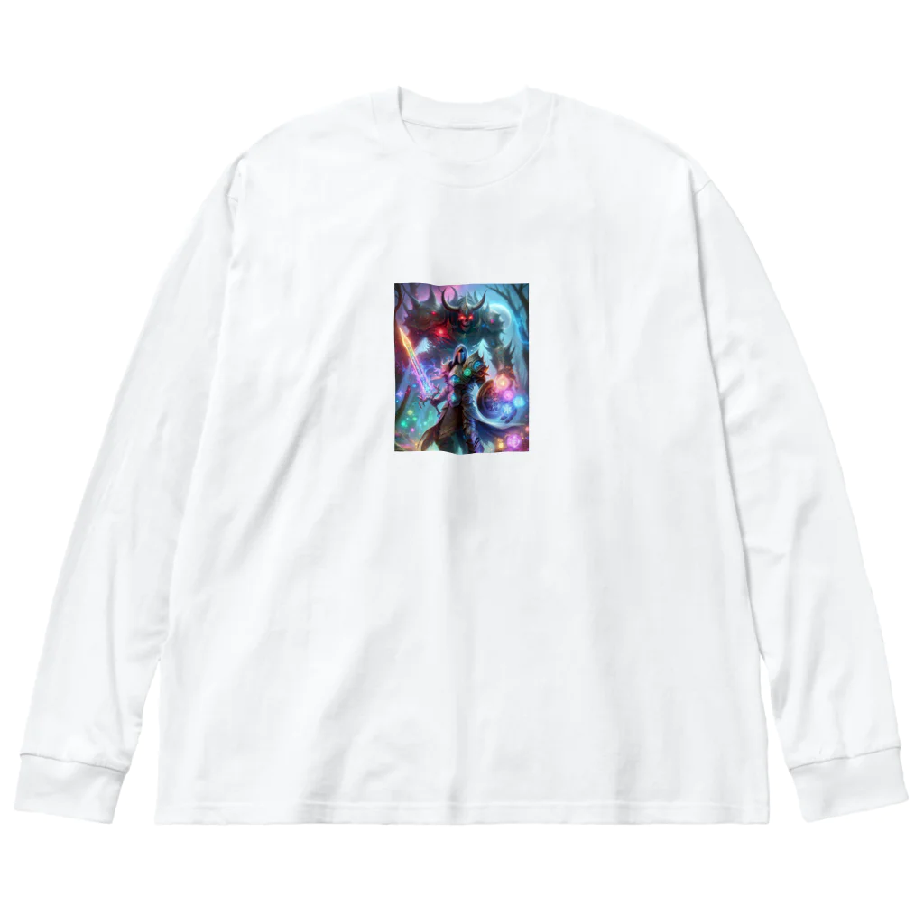 幻想ラボの「常闇の召喚士」 Big Long Sleeve T-Shirt