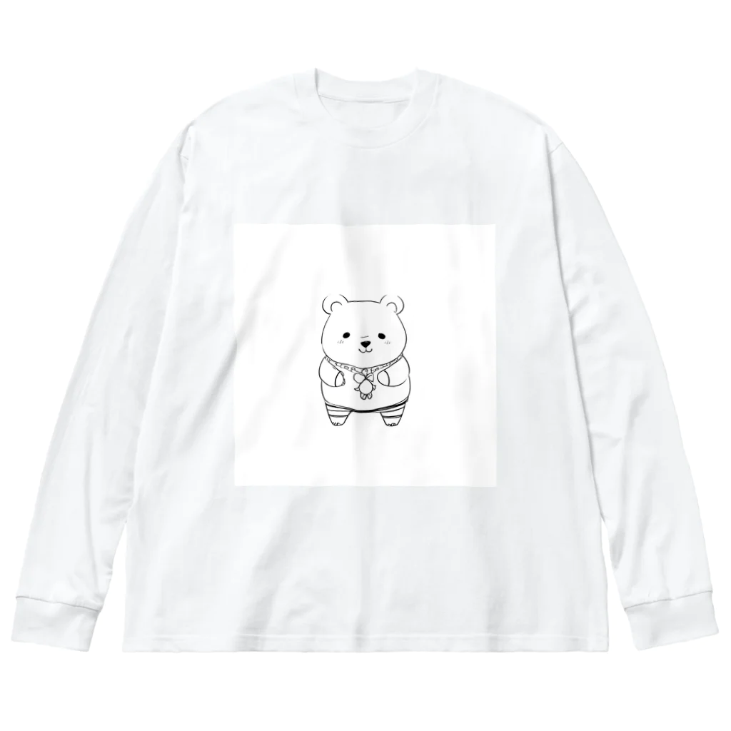 ganeshaのかわいいクマ Big Long Sleeve T-Shirt