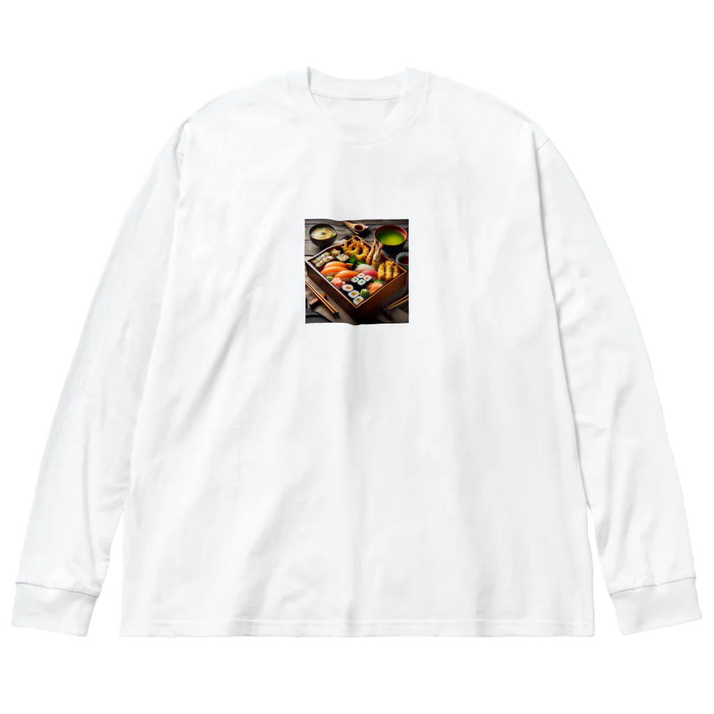 MOON.！！の和食クン ビッグシルエットロングスリーブTシャツ