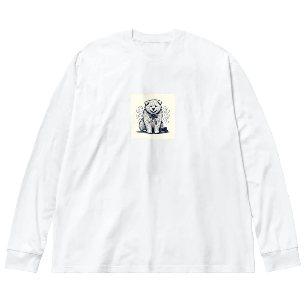 caa11052の穏やかな犬 Big Long Sleeve T-Shirt