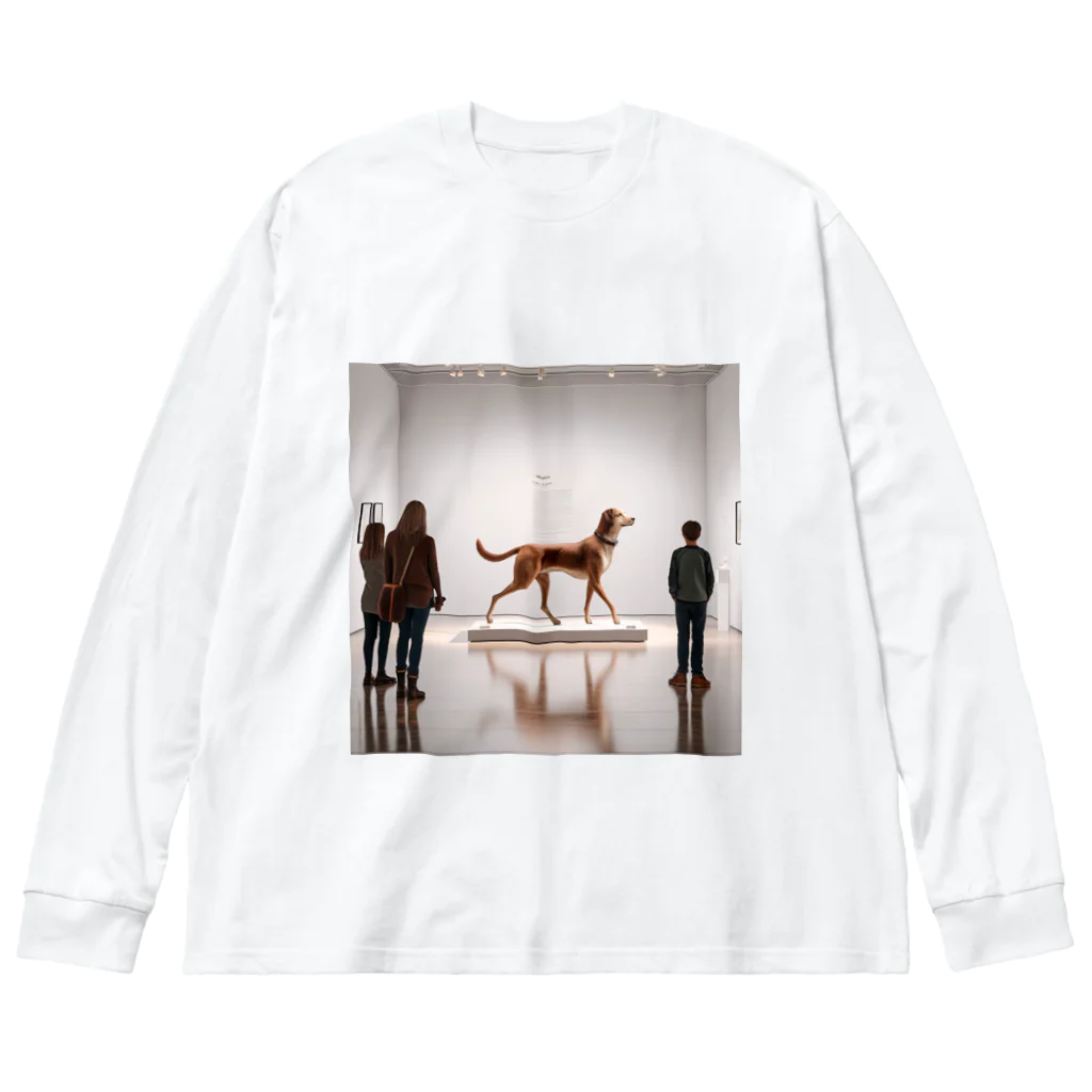 平野愛理の展示犬 ビッグシルエットロングスリーブTシャツ