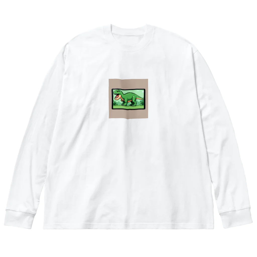 OTIRUBUTUBUTUのインテリアザウルス Big Long Sleeve T-Shirt