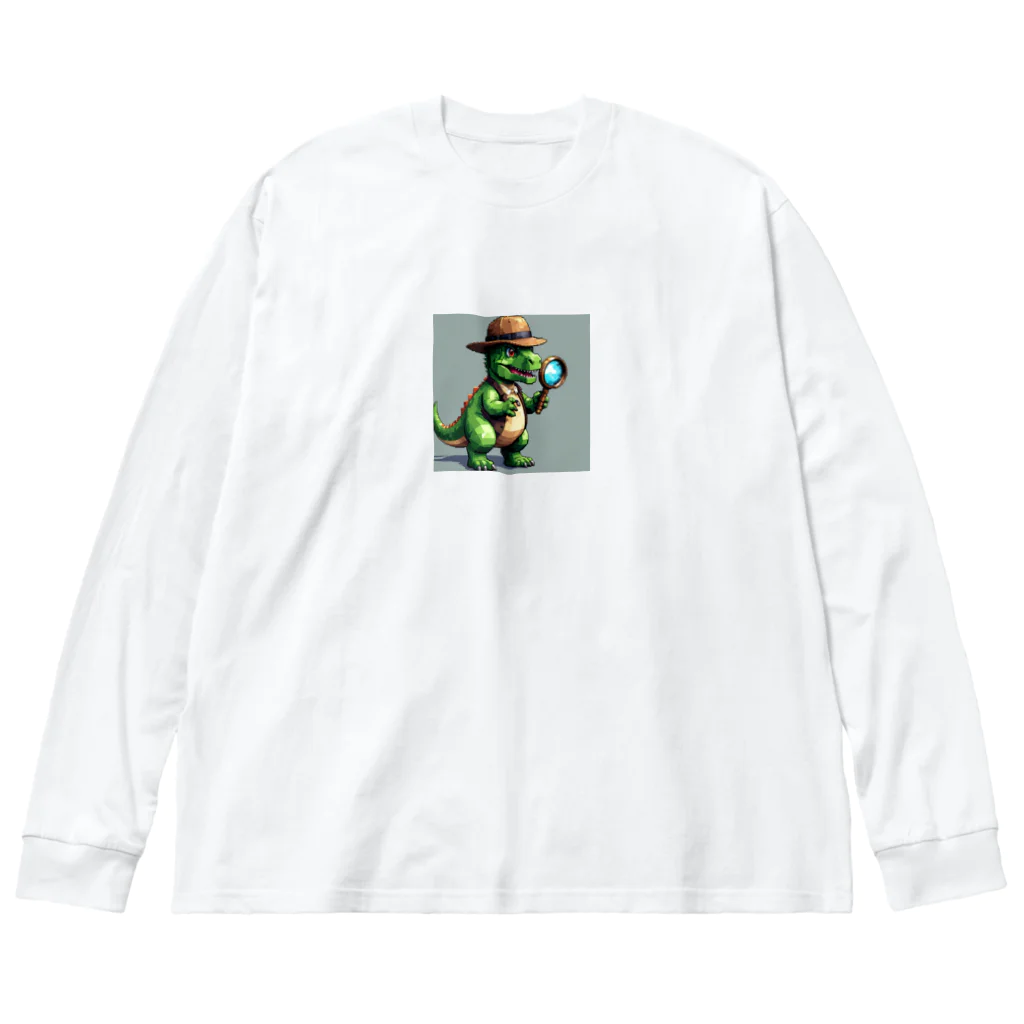 OTIRUBUTUBUTUのむむむザウルス Big Long Sleeve T-Shirt