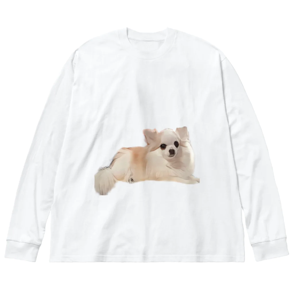 ライダーズの可愛い犬のアイテム Big Long Sleeve T-Shirt