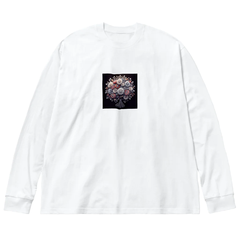 k8646のあなたへ送る素敵な花束 ビッグシルエットロングスリーブTシャツ