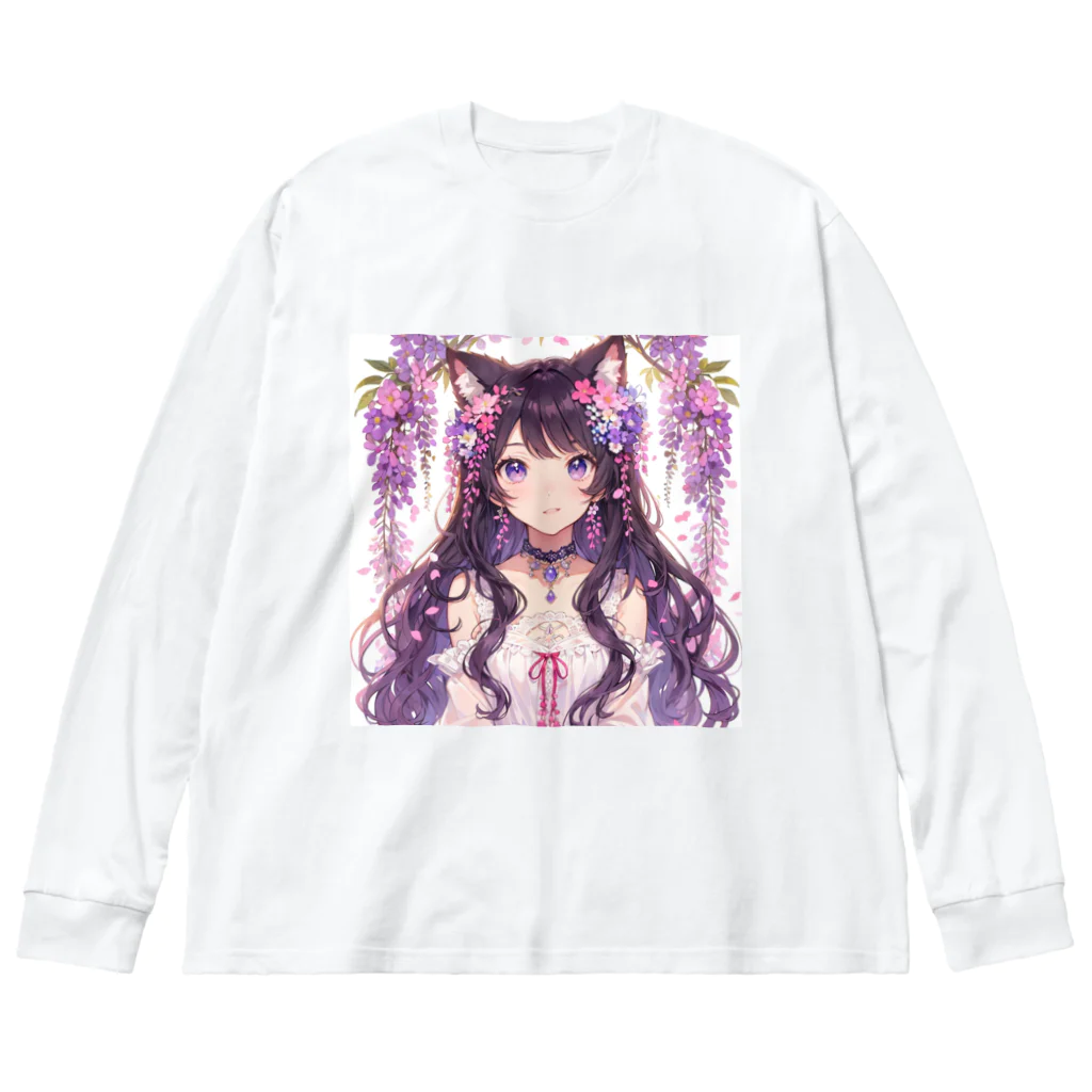 yos-1292583のねこニコばん Big Long Sleeve T-Shirt