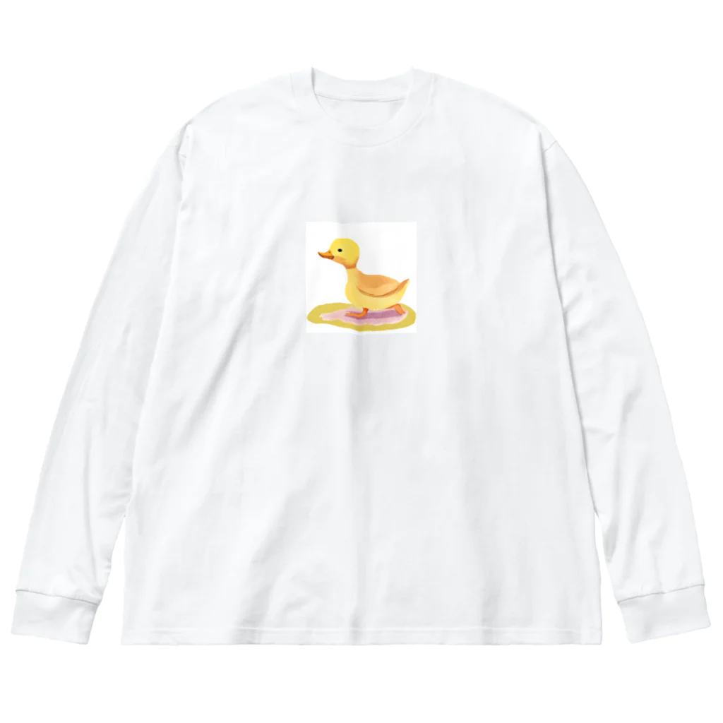 teatimeのあひるくん ビッグシルエットロングスリーブTシャツ