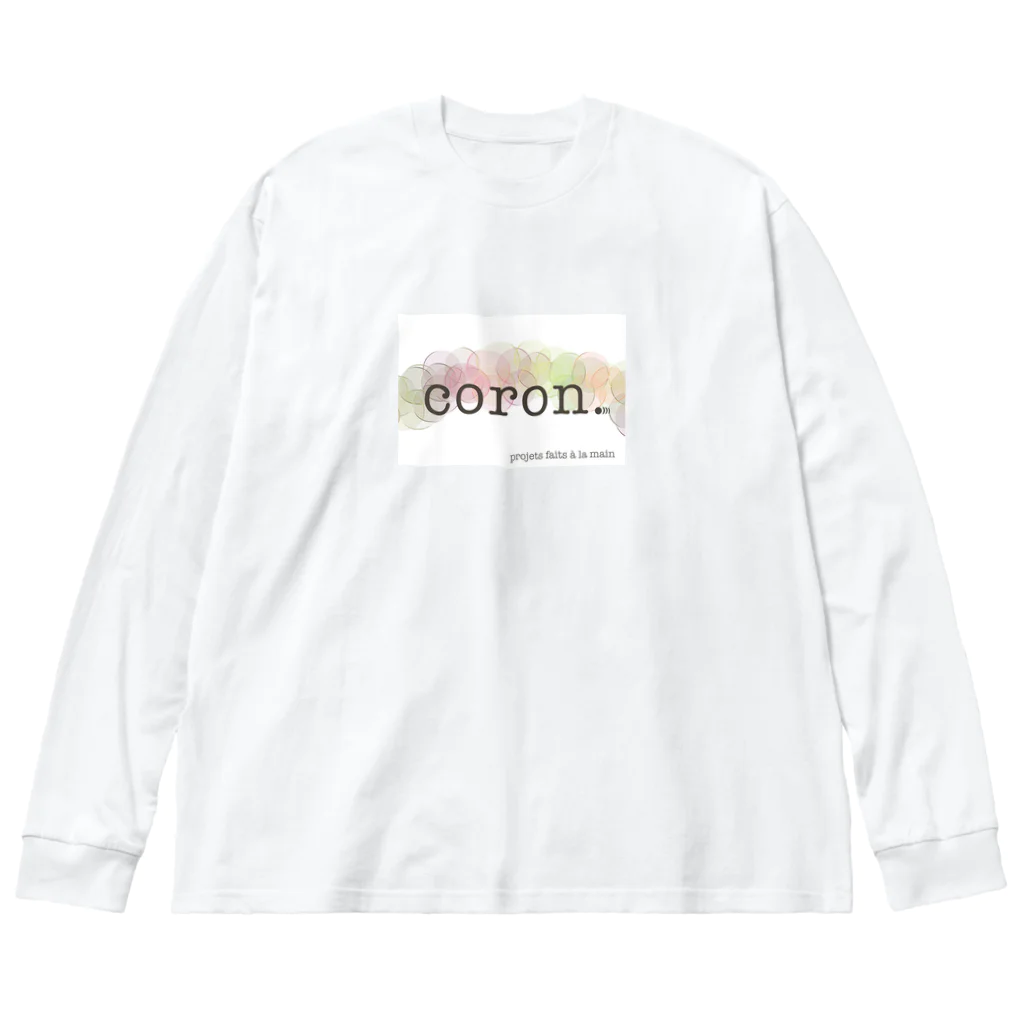 coron.のcoron.ショップブランドマーク ビッグシルエットロングスリーブTシャツ