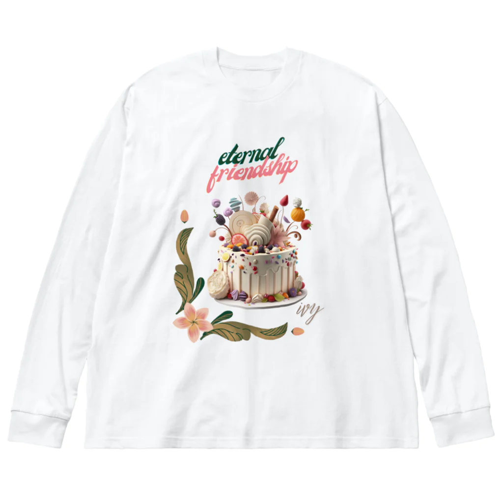 ivybloonのサプライズケーキ Big Long Sleeve T-Shirt