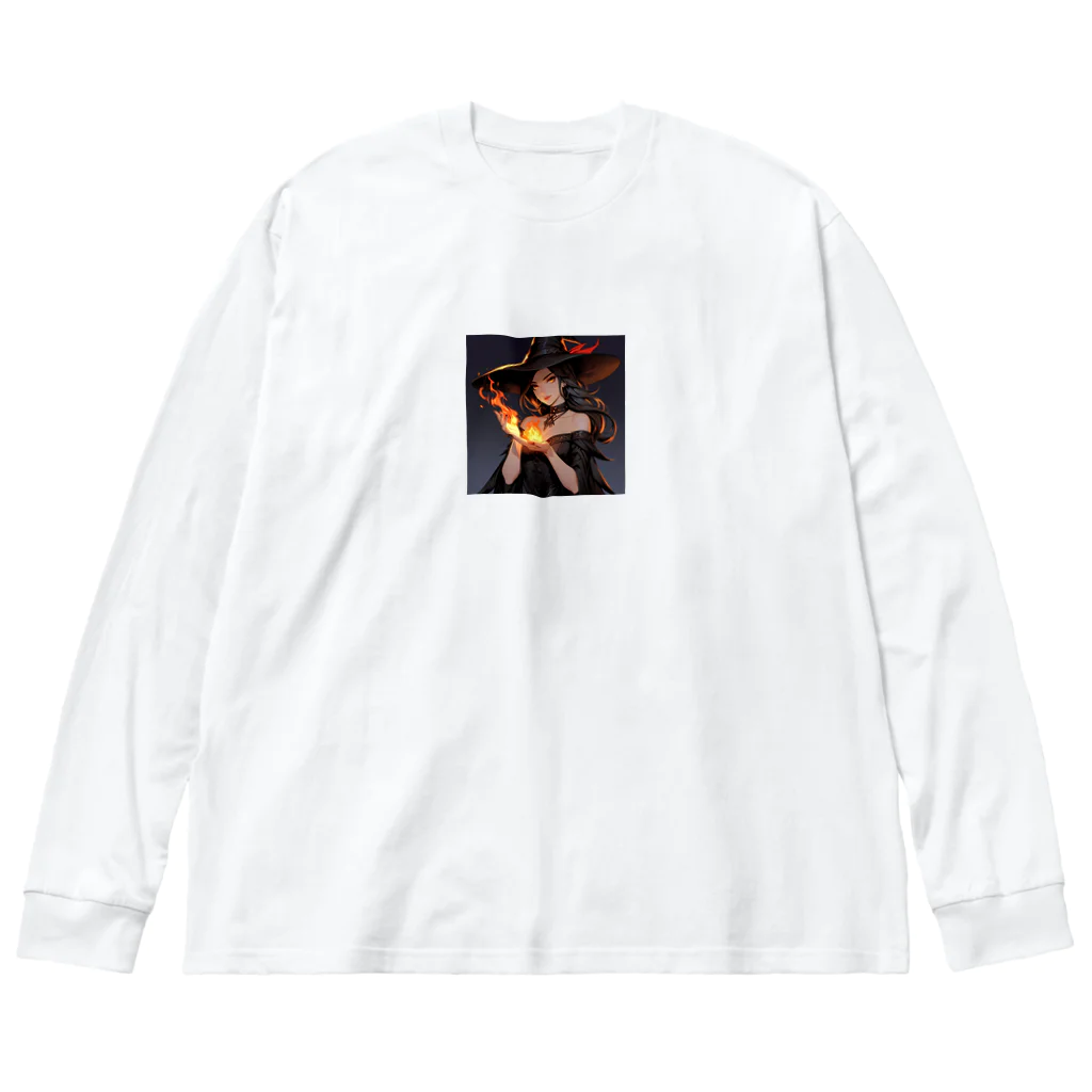 imoimo2022の魔女 Big Long Sleeve T-Shirt