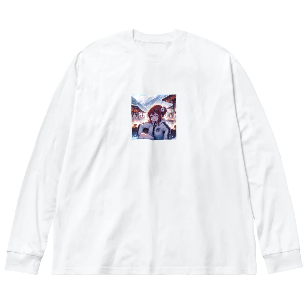 SWQAの温泉楽しむ女子 Big Long Sleeve T-Shirt