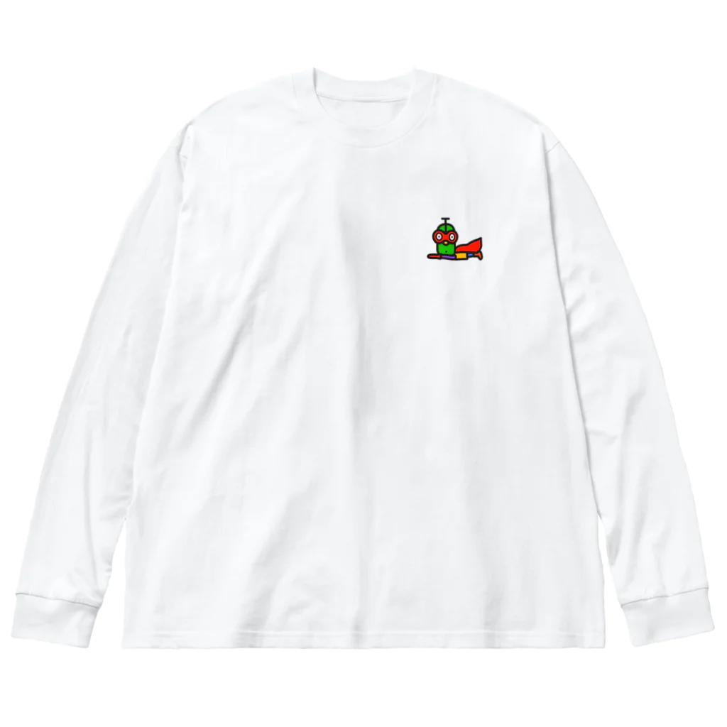 Toke-Summer-Festivalの飛ぶウルとけマン Big Long Sleeve T-Shirt