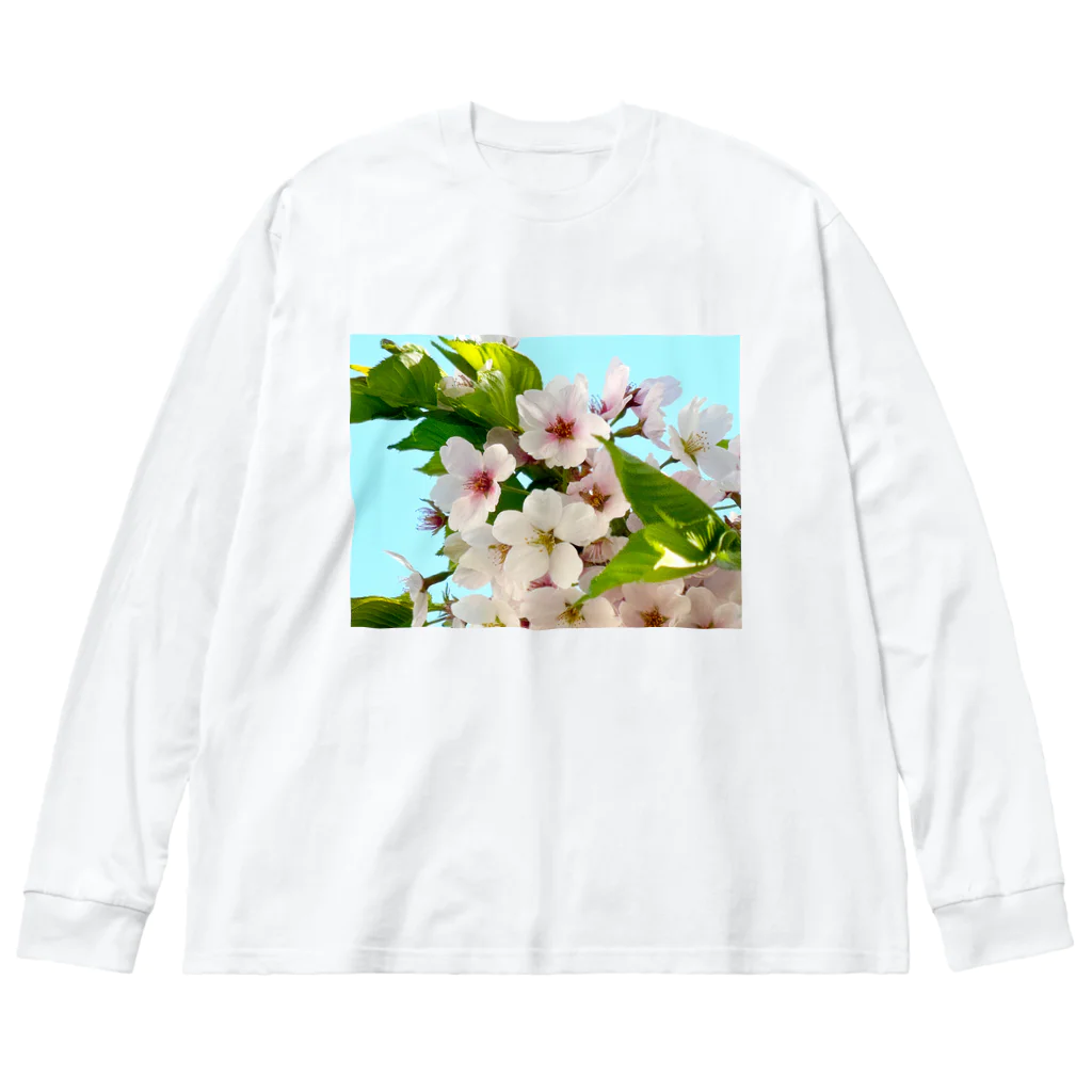 atelier_lapislazuliの桜 ビッグシルエットロングスリーブTシャツ