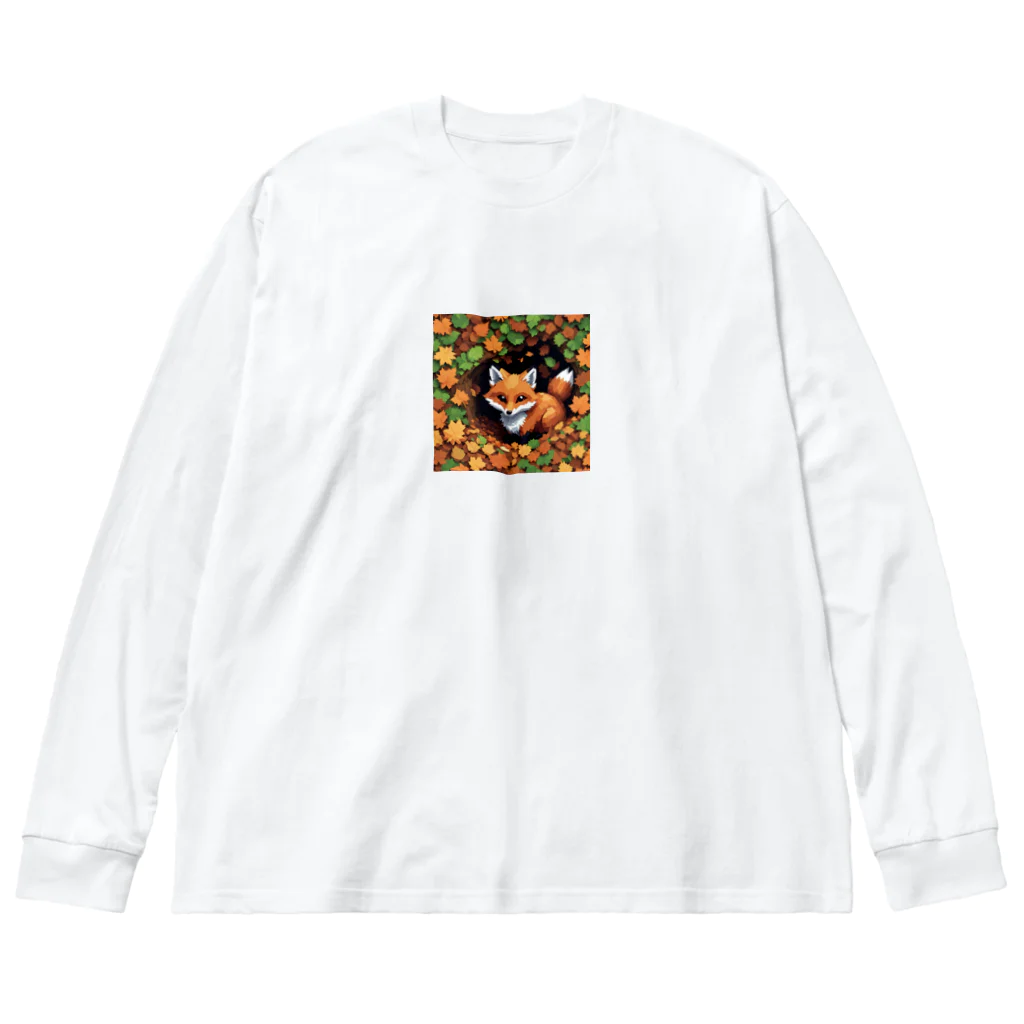 ive-5911の森の中のキツネ Big Long Sleeve T-Shirt