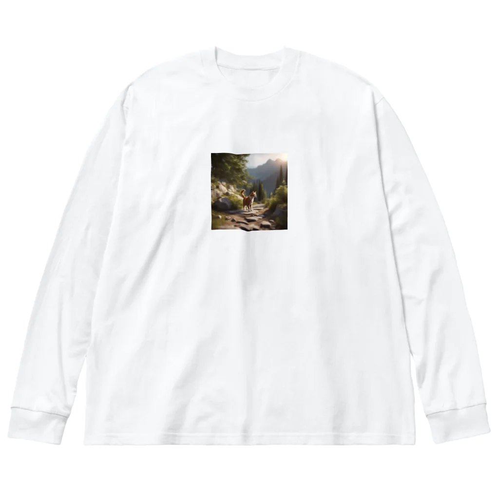 Leonheardtの中世の猫 Big Long Sleeve T-Shirt