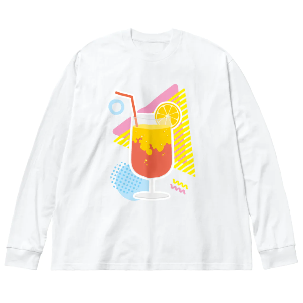 ネコノメのたからものばこのトロピカルカクテル Big Long Sleeve T-Shirt