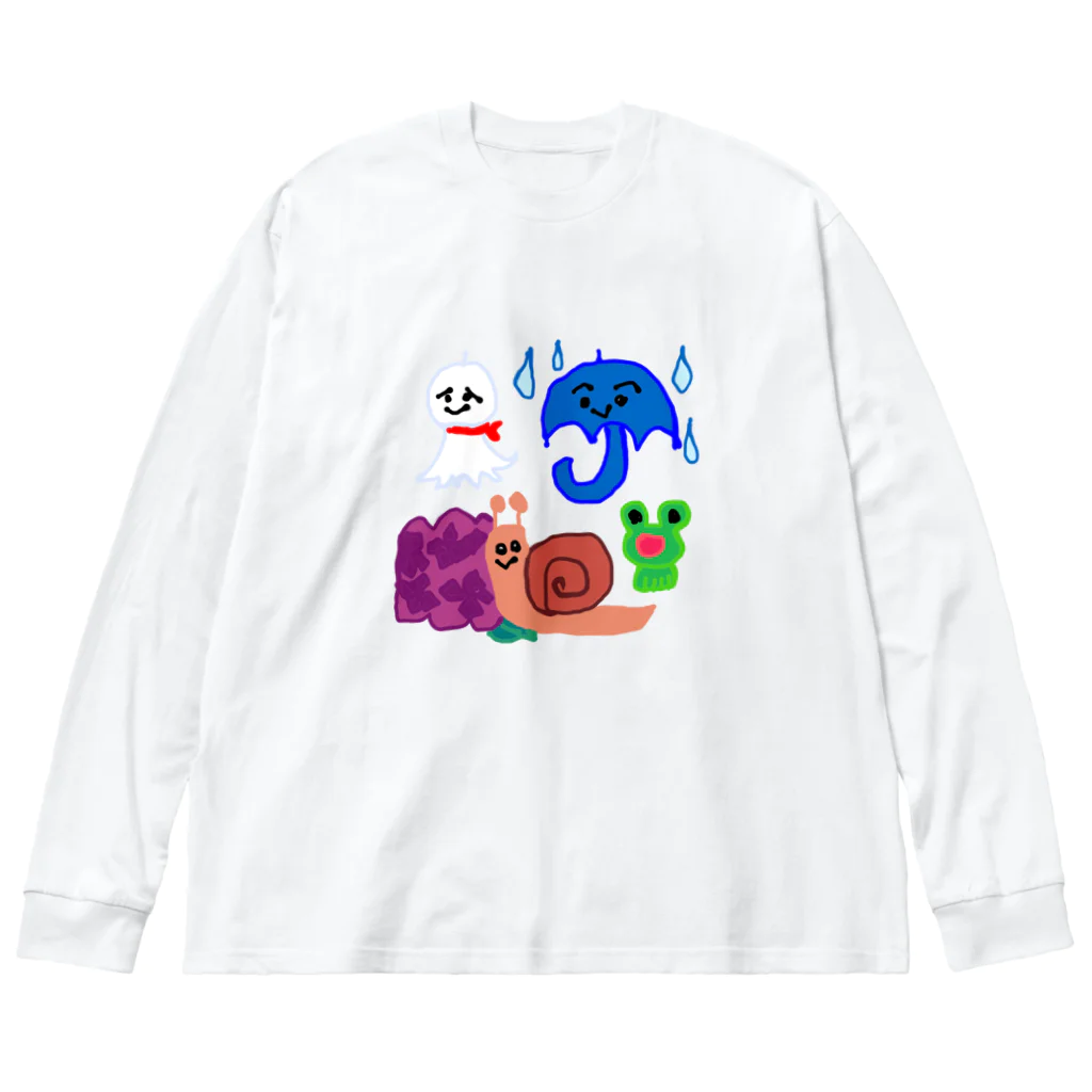 noiSutoaの雨の日 Big Long Sleeve T-Shirt