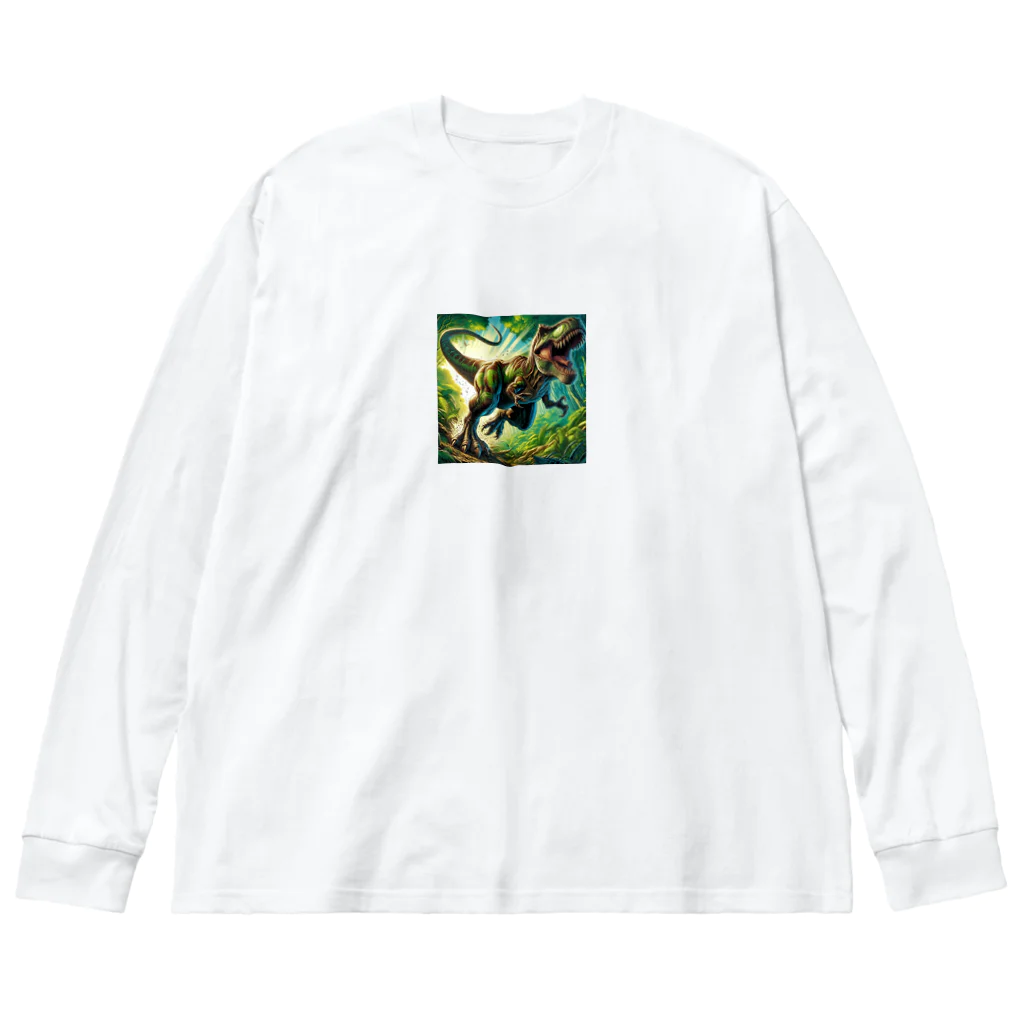 dinosaur_brothersのりあるティラノ① Big Long Sleeve T-Shirt