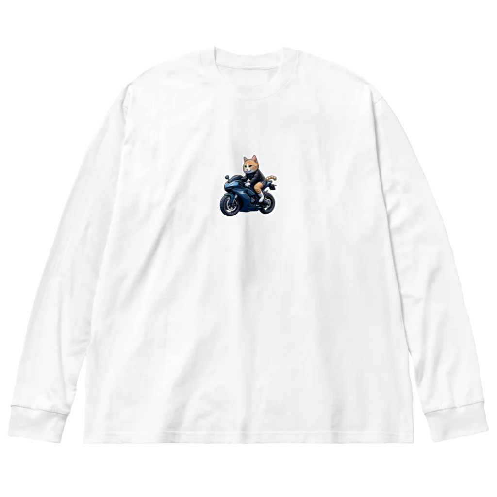 kemono-friendのネコライダー Big Long Sleeve T-Shirt