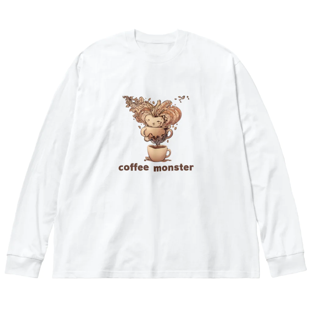 leisurely_lifeのcoffee monster Bourbon ビッグシルエットロングスリーブTシャツ