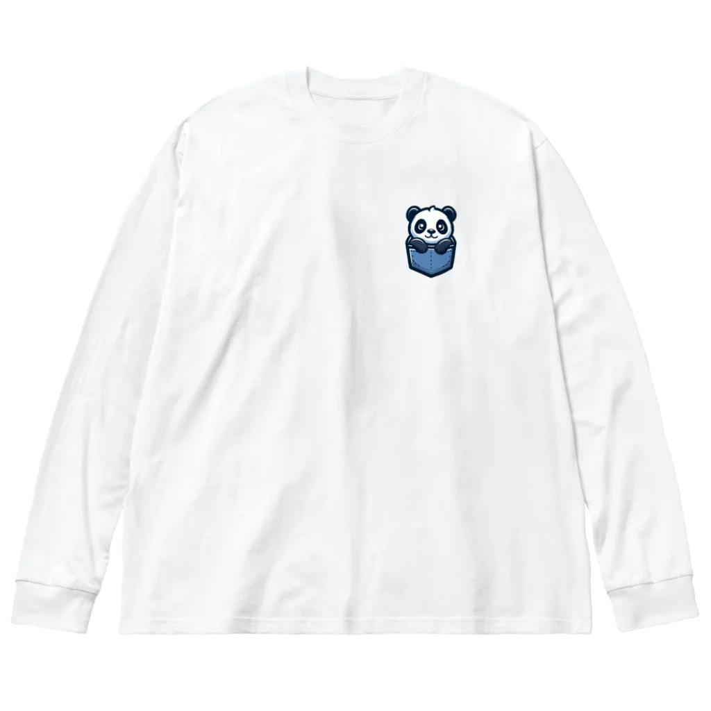 Chit-Chatのポケパンダ Big Long Sleeve T-Shirt