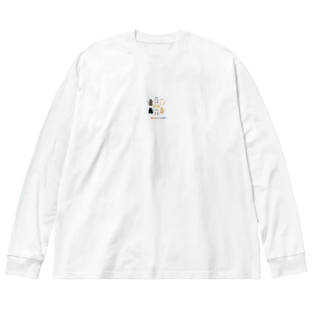 暁projectのNO CAT NO LIFE Big Long Sleeve T-Shirt