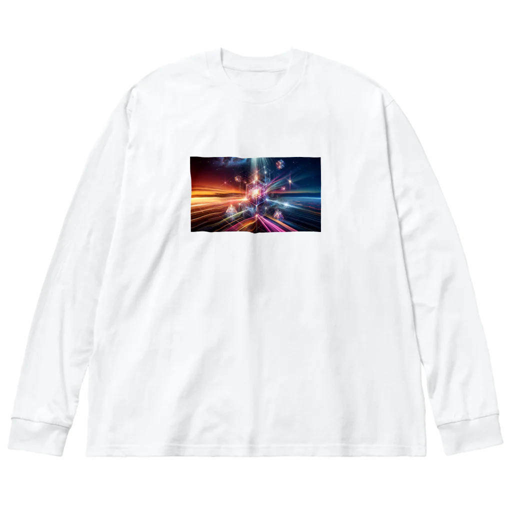 4D Planetの光源×4D ビッグシルエットロングスリーブTシャツ