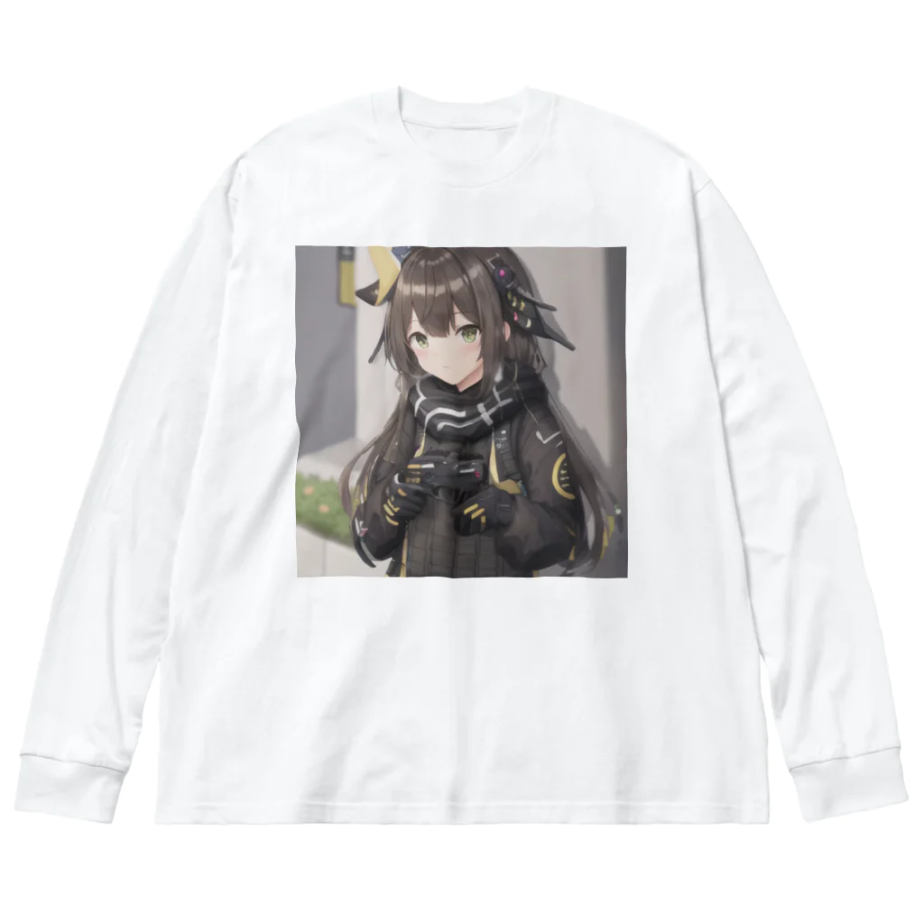 irwin00の戦う乙女シリーズ 高梨 ゆず ビッグシルエットロングスリーブTシャツ