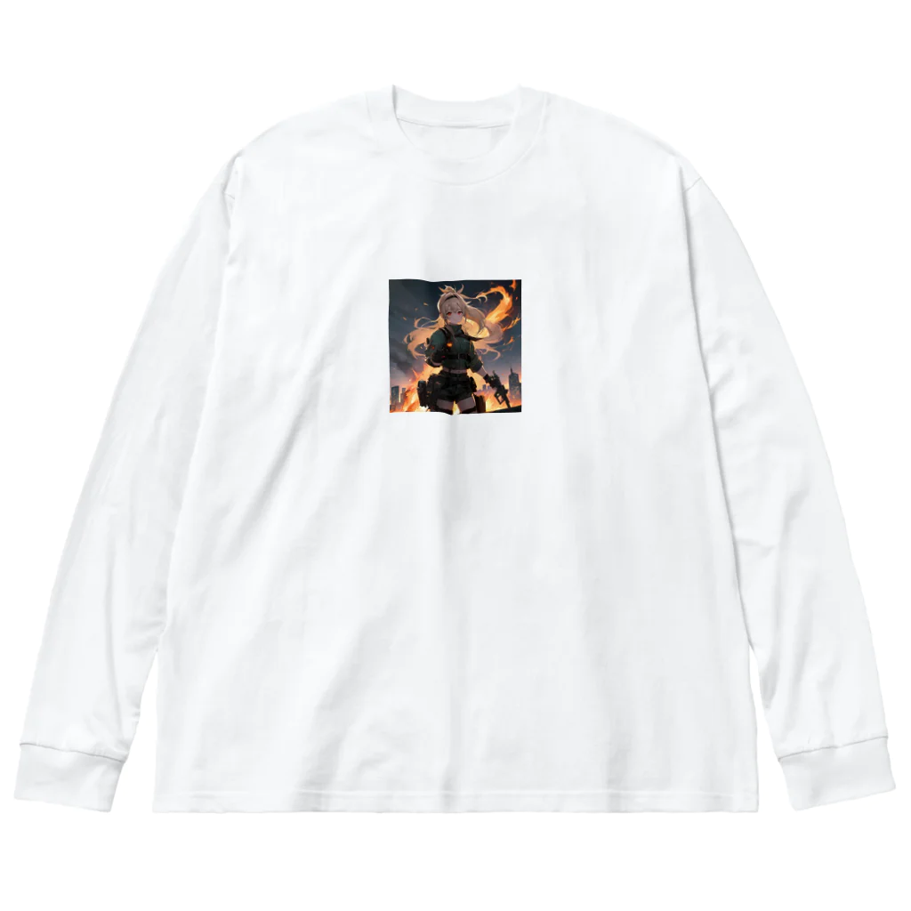 rn425の戦場の少女 Big Long Sleeve T-Shirt