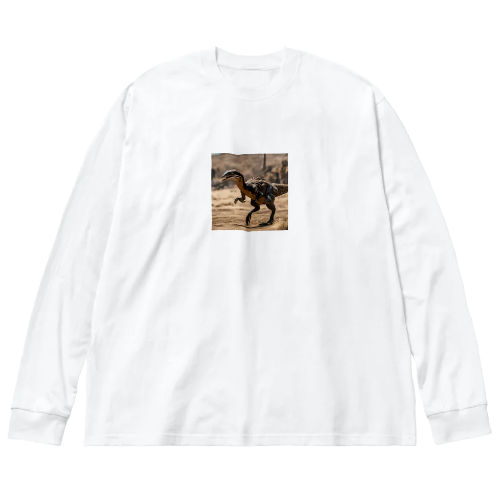 OTIRUBUTUBUTUのデイノニクス Big Long Sleeve T-Shirt