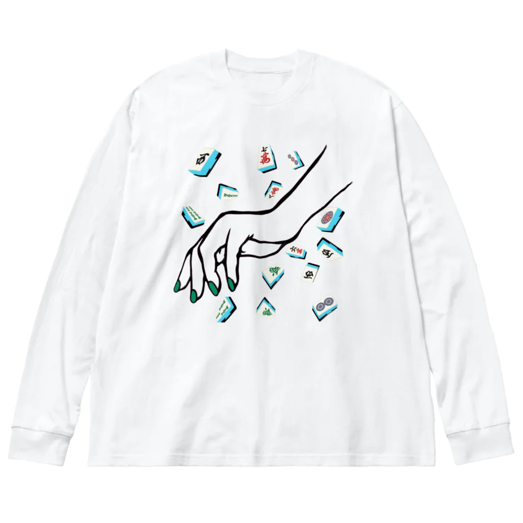 UNchan(あんちゃん)    ★unlimited★のhemp sparrow　厄無し ビッグシルエットロングスリーブTシャツ