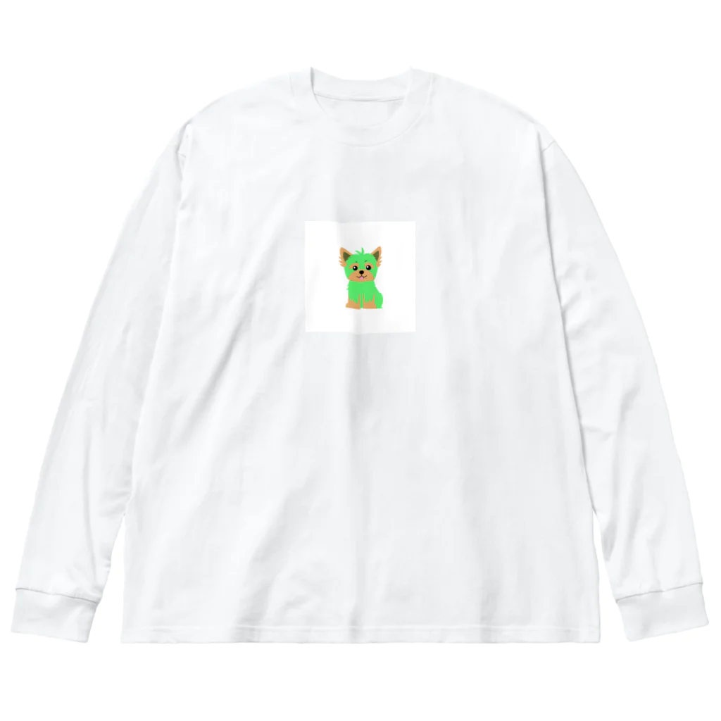 ゲルのみどり いぬ Big Long Sleeve T-Shirt