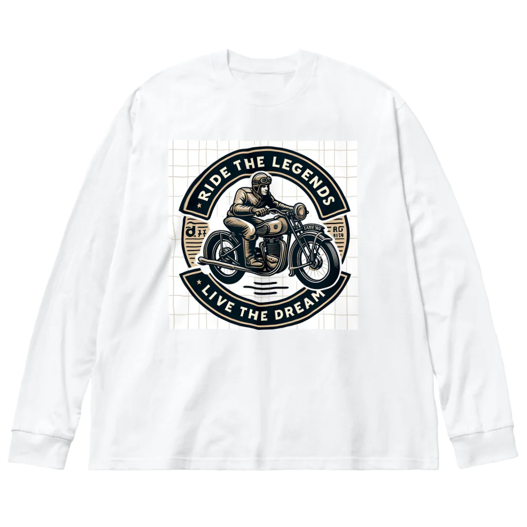 Tetsu_ZのRide the legends  ビッグシルエットロングスリーブTシャツ