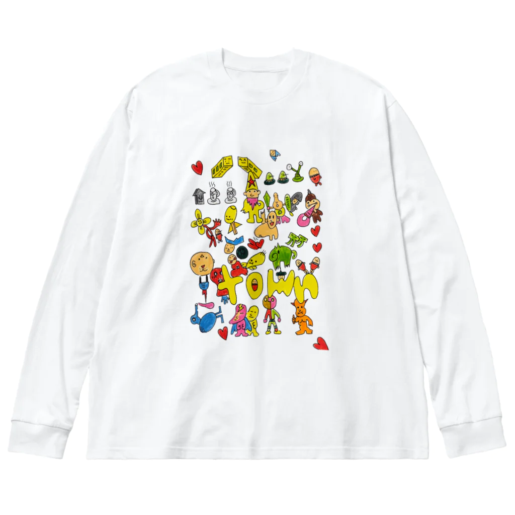 スカイビー　アートショップの「home town」No.2 Big Long Sleeve T-Shirt