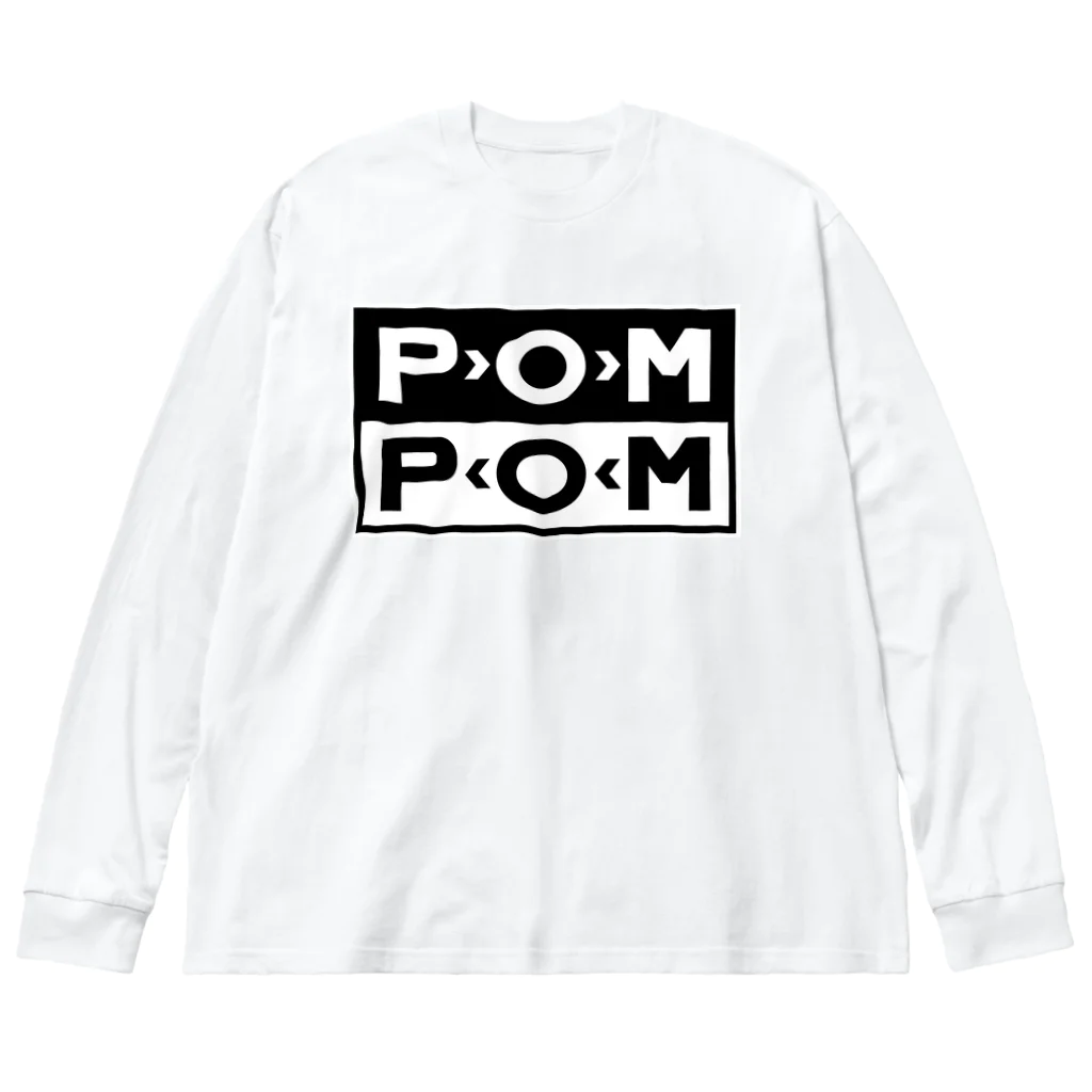 mf@PomPomBlogのSub Pom Pom Logo Big Long Sleeve T-Shirt