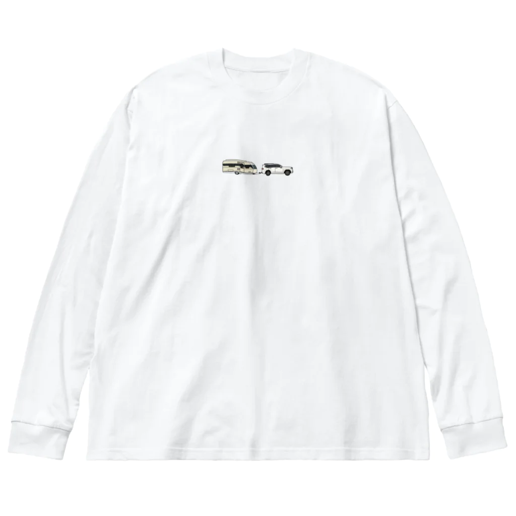 anzuのお店のランドクルーザー300とトレーラー Big Long Sleeve T-Shirt