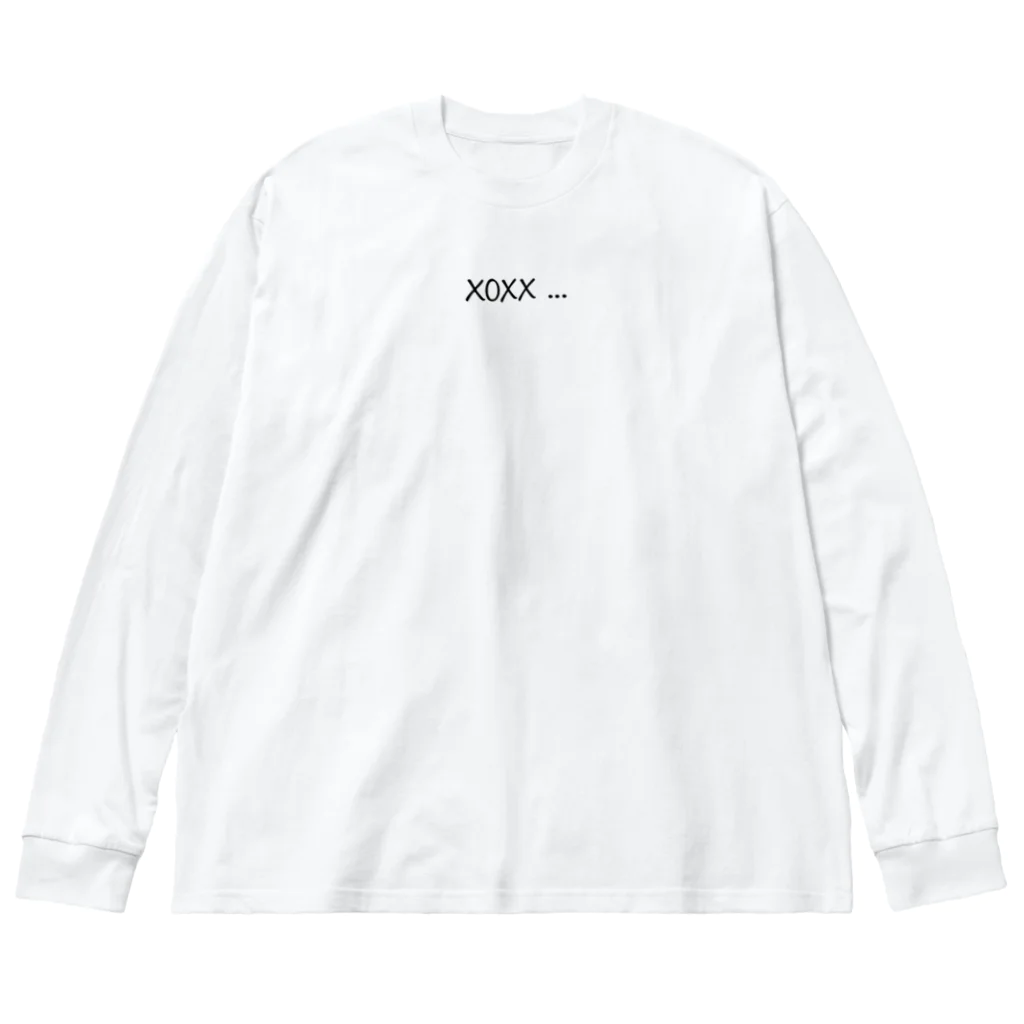 くろこだいるうぇあのxoxx... ビッグシルエットロングスリーブTシャツ