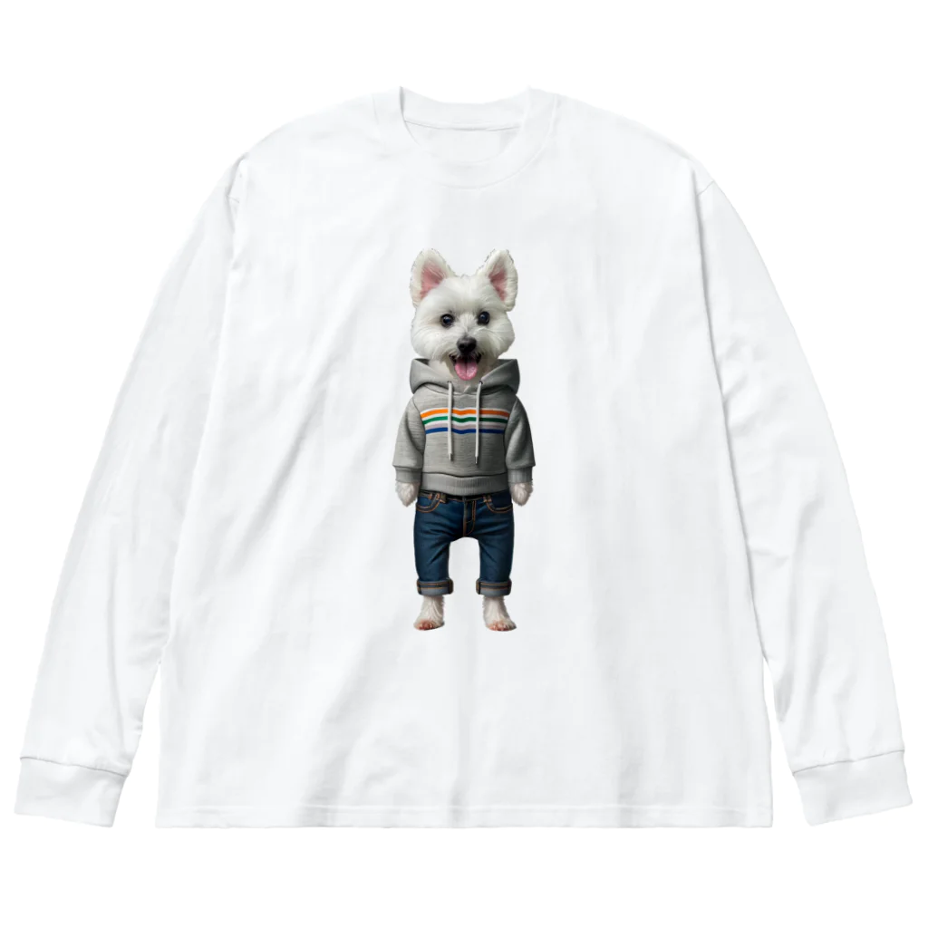 TRI-COMMA（トライカンマ）の愛犬コスチューム：優作 Big Long Sleeve T-Shirt