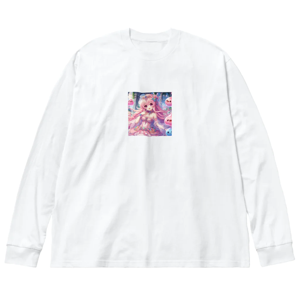 surasuramusumeのスライム娘「ジェム」 Big Long Sleeve T-Shirt