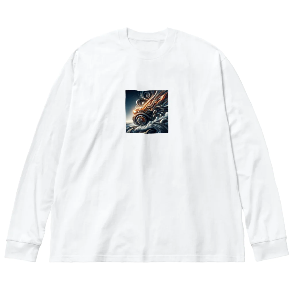 wワンダーワールドwの麒麟 Big Long Sleeve T-Shirt