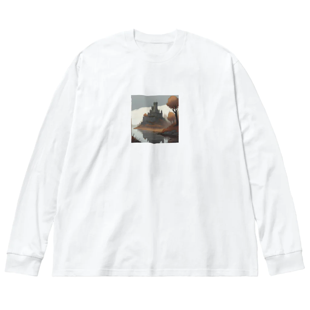 さるわたりの寂れた古城 Big Long Sleeve T-Shirt