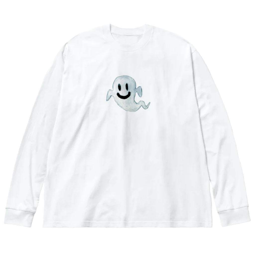 bow's Designの人懐っこいお化け・憑依 Big Long Sleeve T-Shirt