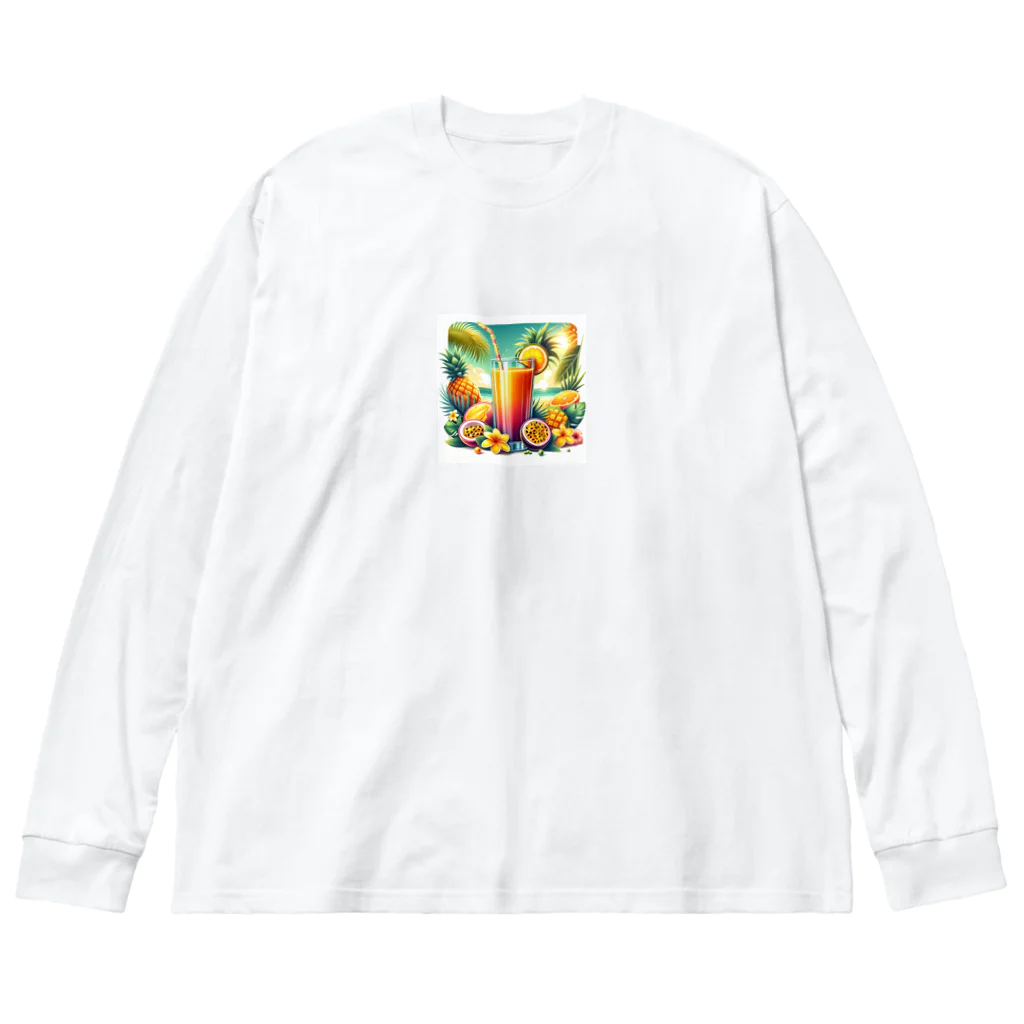 海の幸のトロピカルジュース Big Long Sleeve T-Shirt