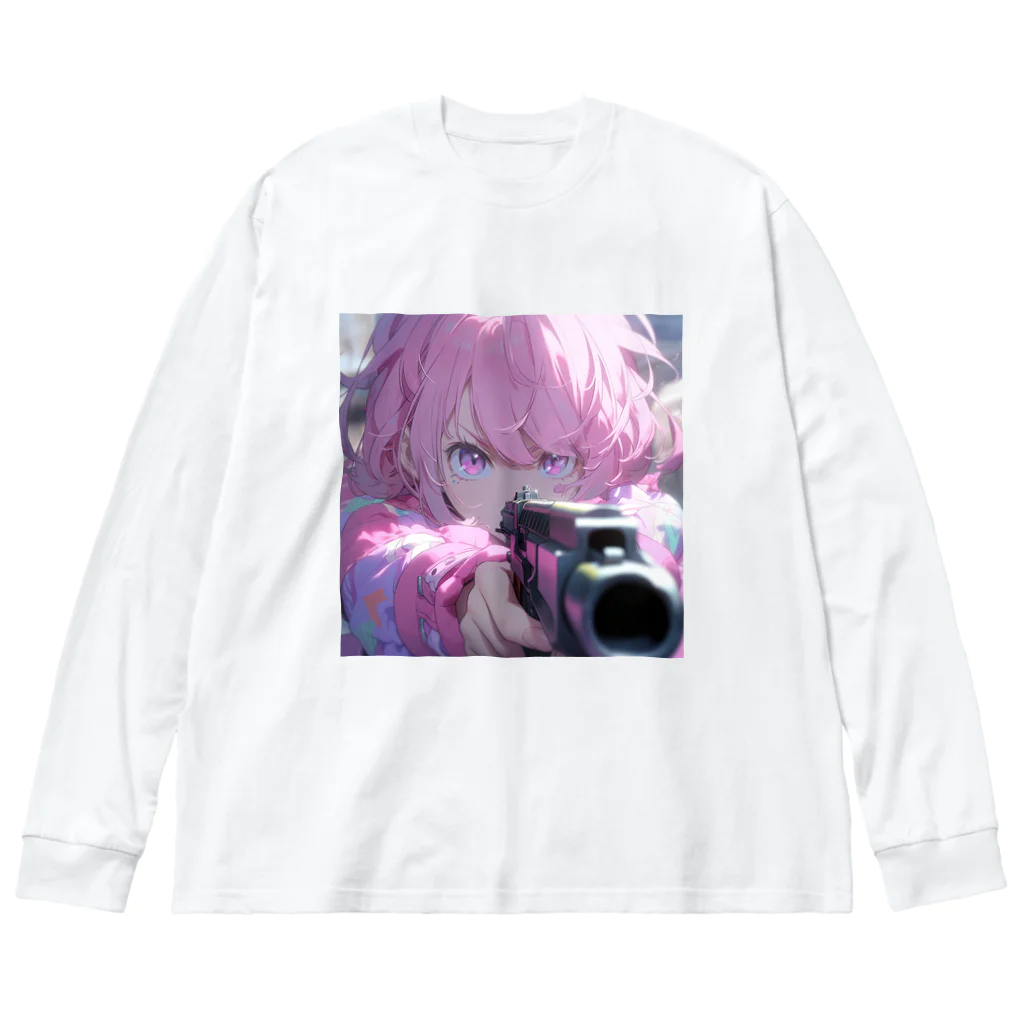 ぶーたんの火花散る戦場 Big Long Sleeve T-Shirt