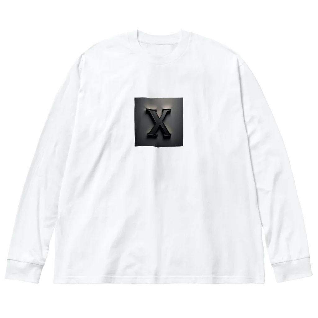 WORLDのかっこよく描いたX Big Long Sleeve T-Shirt