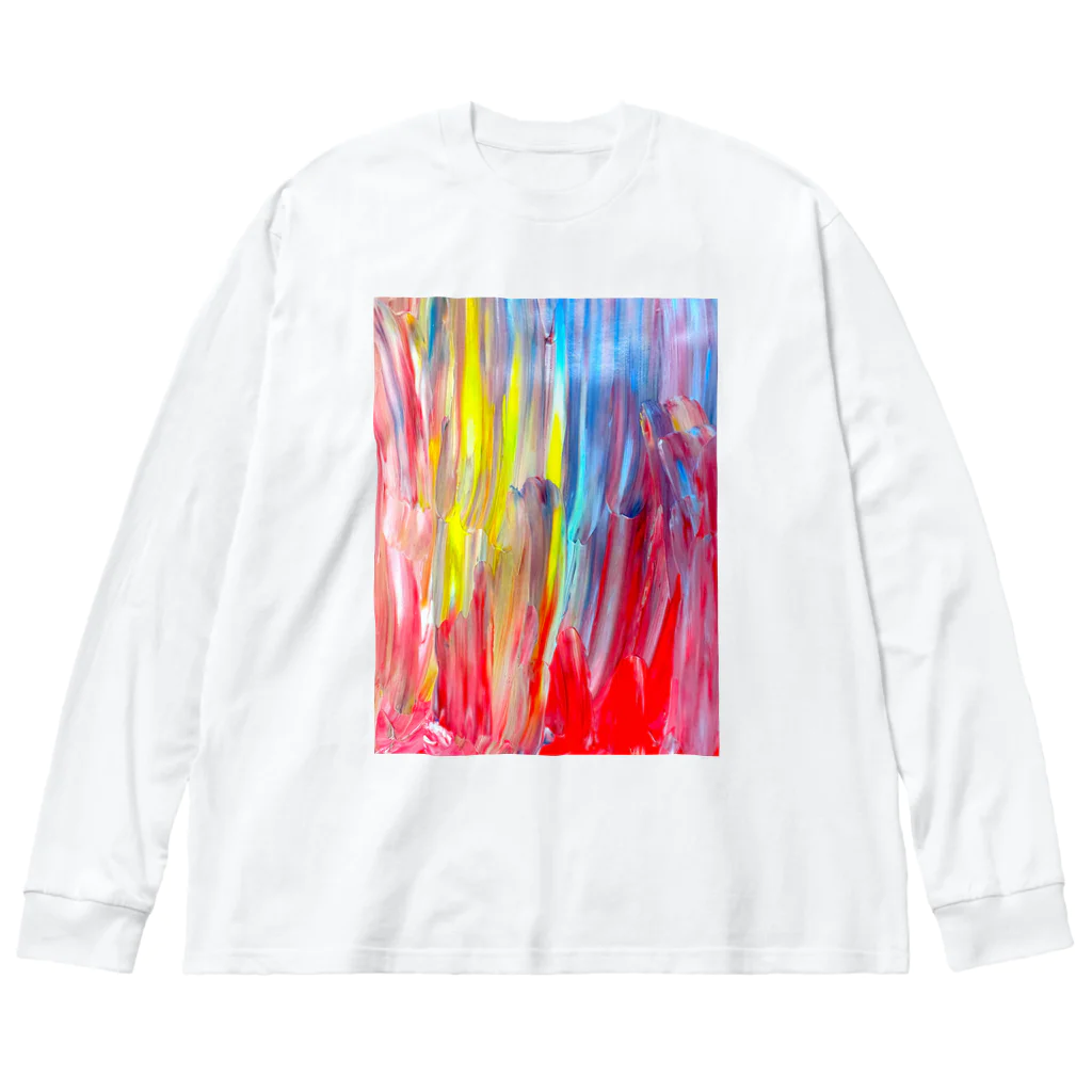 atelier_lapislazuliの色のシャワー Big Long Sleeve T-Shirt