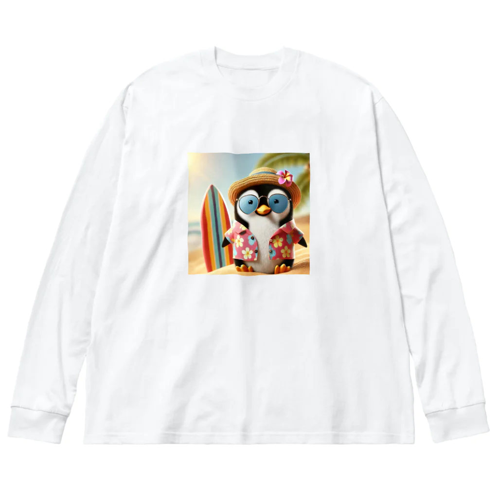 akinyan3128の南国のペンギンさん Big Long Sleeve T-Shirt