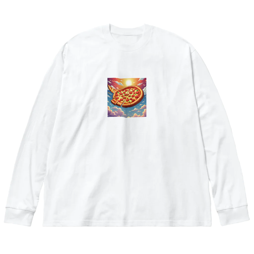 ミリススタイルの空飛ぶピッツァ Big Long Sleeve T-Shirt